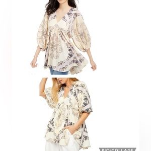 Free People Girl Talk Tunic Top